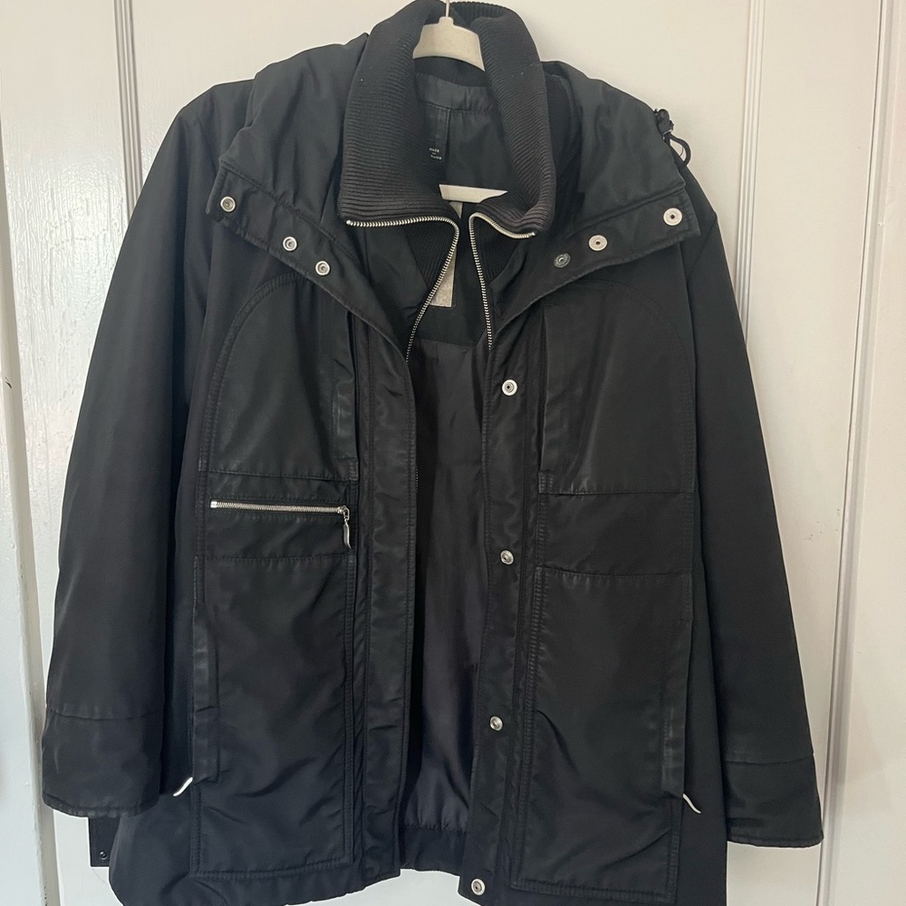 Vintage Chic Post Card City Classic Black “Romania” Jacket